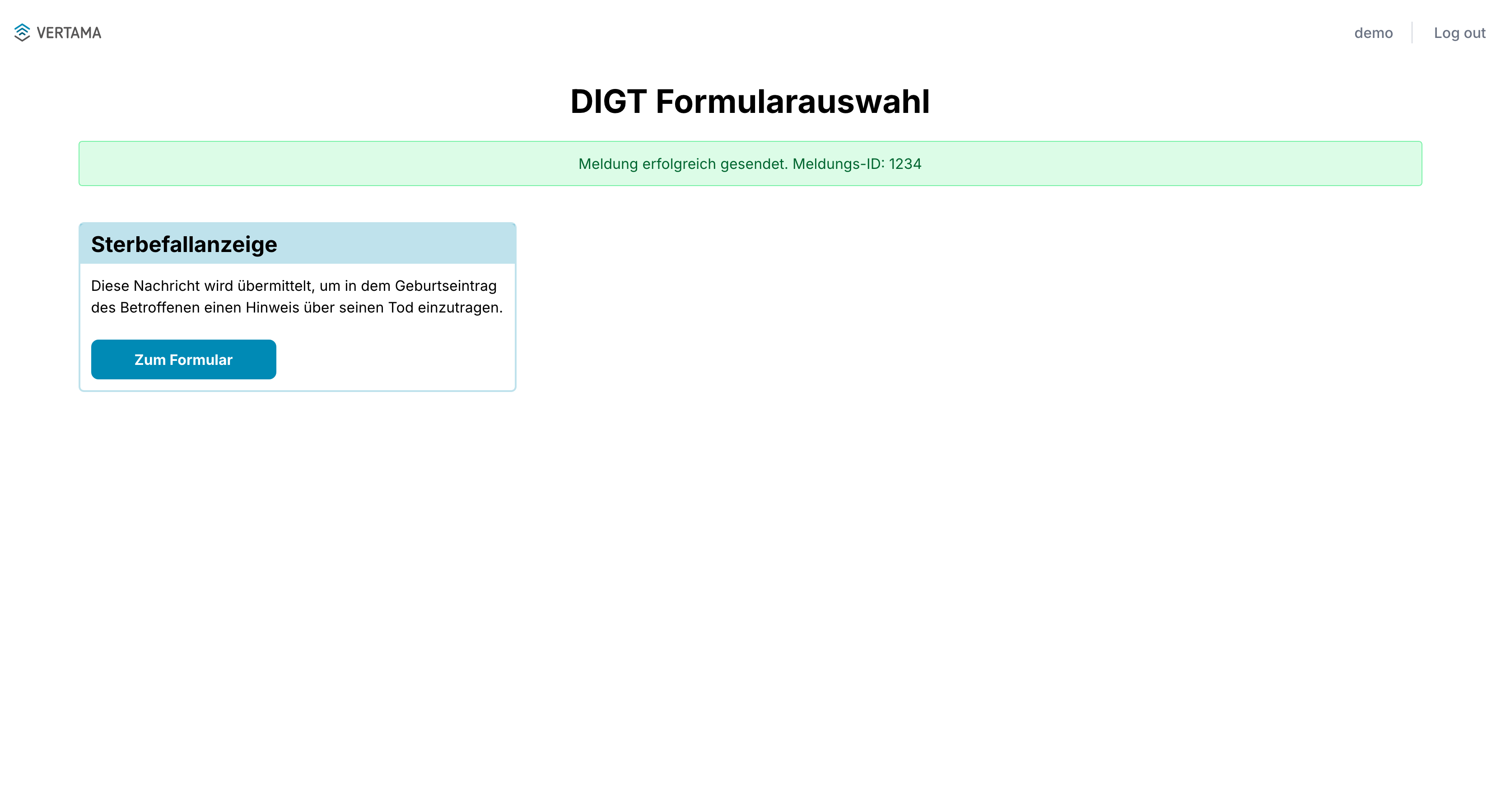 DIGT - Erfolgsmeldung zur Sendung